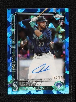 2025 Topps Chrome Sapphire Rookie 142/199 Tyler Locklear #RA-TL Auto RC 9su