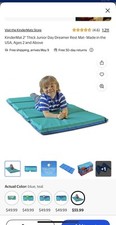 KinderMats, 2x19x44, 2 inch Thick, 2" H x 19" W x 44" D, Blue Teal, Kinder Mats