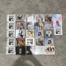 Taylor Swift Cd Lot Ttpd Debut 1989 Folklore Christmas Album Reputation Lover