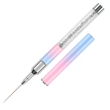 Liner Nail Art Brush, UV Gel Polish Painting Art Design Pen for French Tips, ...
