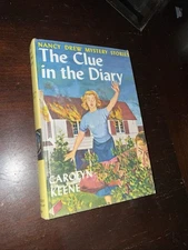 NANCY DREW 7 THE CLUE IN THE DIARY Hardcover book Carolyn Keene 1962 (HOME50)