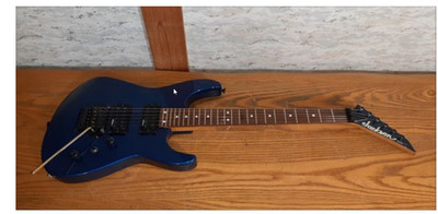 Electric Guitar Jackson JS10 Super Dinky 2010s Blue