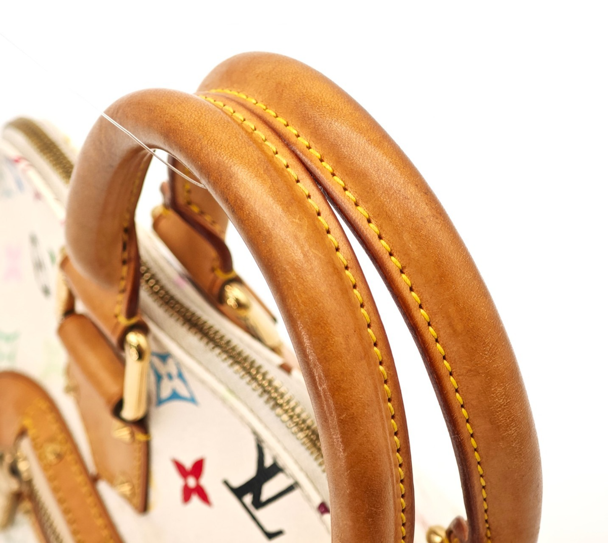 LOUIS VUITTON Alma PM Multicolor White Takashi Murakami M92647