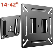 Monitor Wall Mount 14-24“ TV Computer Universal Low ProfileTV Wall Bracket 15kg