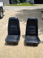 1969 Mustang Bucket Seat Cores Black With Fully Functional Tracks 1969 Mustang Bucket Seat Cores Black With Fully Functional Tracks