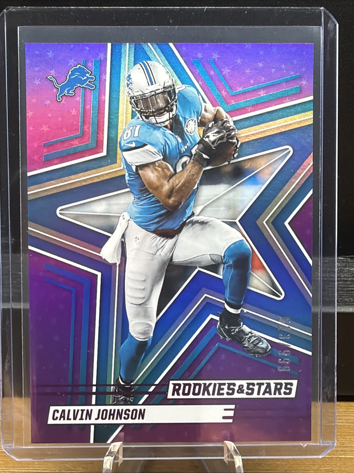 2025 Panini Rookies & Stars #70 Calvin Johnson Purple #/999