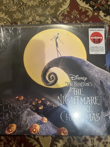 Nightmare Before Christmas Soundtrack 2 LP LE Color Vinyl Elfman Target Sealed