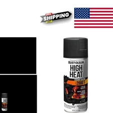 Flat Black Automotive Spray Paint 12 Ounce Any Angle Application Rust Preventive