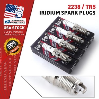 8Pcs 2238 TR5 High performance Iridium Spark Plugs Genuine Replacement -US STOCK