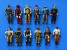 Lot of 12 Vintage 1980’s-1990’s Hasbro 3.75 GI Joe Action Figures ARAH Firefly!