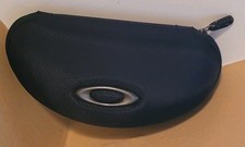Oakley Soft Vault Sunglass Case Zipper Closure Nylon Black silver logo NWOT