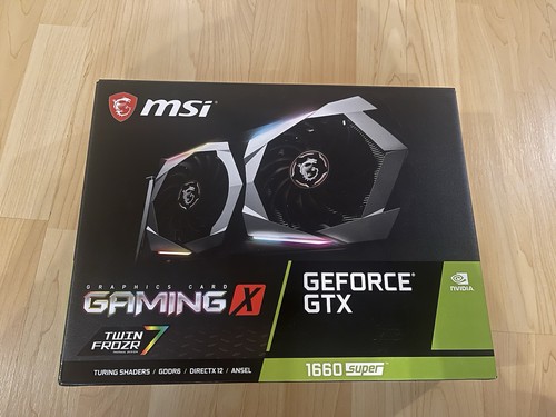 MSI Nvidia Geforce GTX 1660 Super Gaming X 8GB GDDR6 TOP OVP - Afbeelding 2 van 9