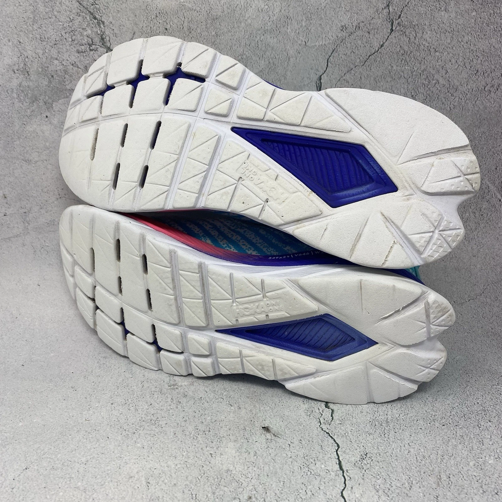 Scarpe da corsa sportive Hoka One One Mach 5 uomo taglia 7 5 M blu sneakers