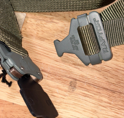 個人装備 Vertx VTX9500 SOLID RAPTOR BELT L KHL Vertx 1 3/4' Tactical Belt VTX9500OD W/Raptor Buckle Color: Green