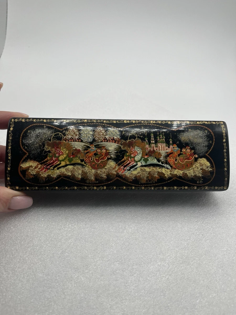 Russian Lacquer Box Palekh for sale | eBay