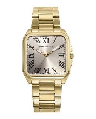 Mark Maddox Men's Gold Watch HM0153-22 Alfama 30M