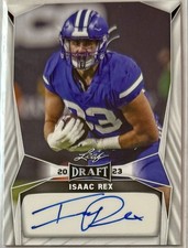 Isaac Rex 2023 Leaf Draft Auto Silver BYU Cougars