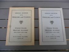 1957 1958 West Point Academia Militar de Estados Unidos Oficiales de Registro Oficial y Cadetes