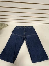 VTG Wrangler Jeans Fits 34x32 Blue Cowboy Cut Women’s Western Rodeo Denim BH