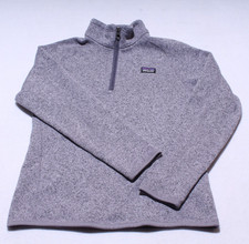 Patagonia Youth XL 14 Better Sweater 1/4 Zip Pullover Purple Heather Fleece