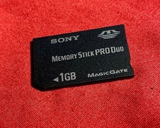 Sony MSX-M1GST Memory Stick PRO DUO 1GB Flash Media Magic Gate Japan 6L5L