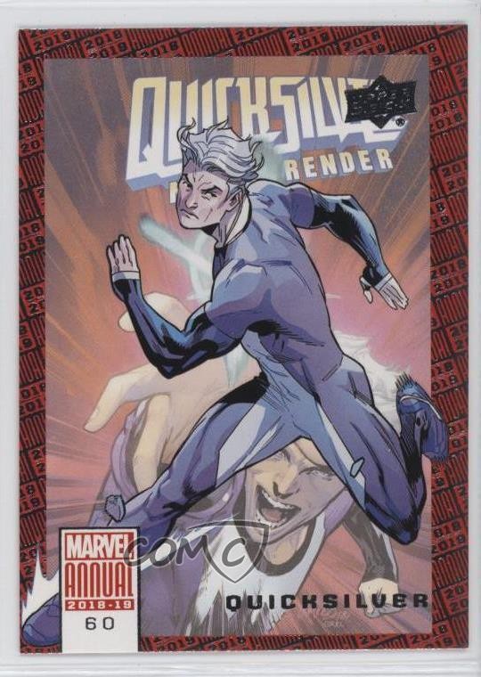 2018-19 Upper Deck Marvel Annual Quicksilver #60 0b3