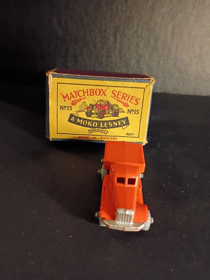 Matchbox #15A Prime Mover 1956 muy nuevo/como nuevo en caja original B1 Foto 4 de 4