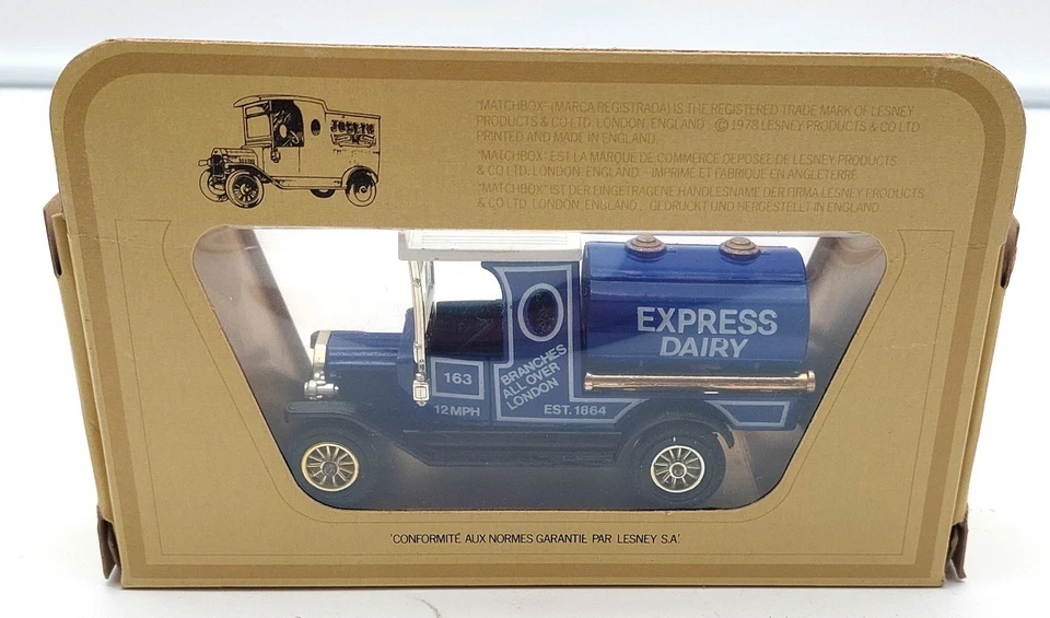 Nr. 3565 Matchbox Models of Yesteryear Y12 1912 Ford Model T Express Dairy SoMo - Bild 3 von 4