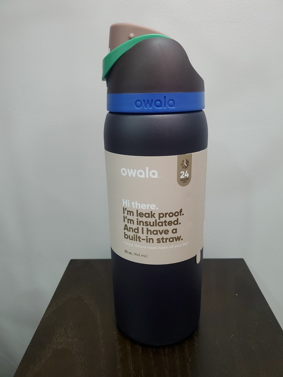 Owala FreeSip Stainless Steel Water Bottle / 32oz / Color: Night
