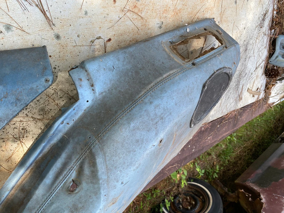 1966 Ford Galaxie Station Wagon Country Sedan Squire Red Int.  Rear Wheel Cover - Image 4 of 4