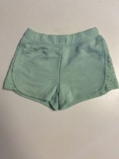 Cat  Jack Teal Girls Shorts Mesh Sides 5T Comfy