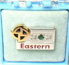 🚚 EASTERN EXPRESS Inc. Co. employee service award 1/10 10K tie/ lapel/hat pin