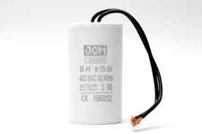 16UF 450VAC Wire Motor Run Capacitor 450V AC CBB60 16 UF Round White 50/60HZ Cap