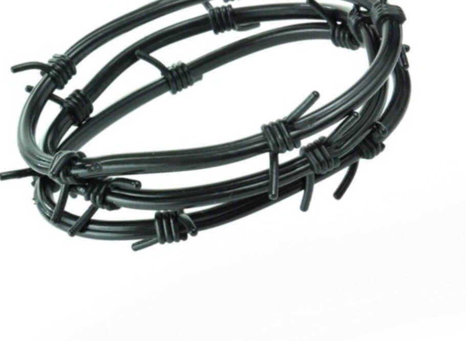 Zac's Alter Ego Set Of 3 Barbed Wire Gummy Bangles - Foto 6