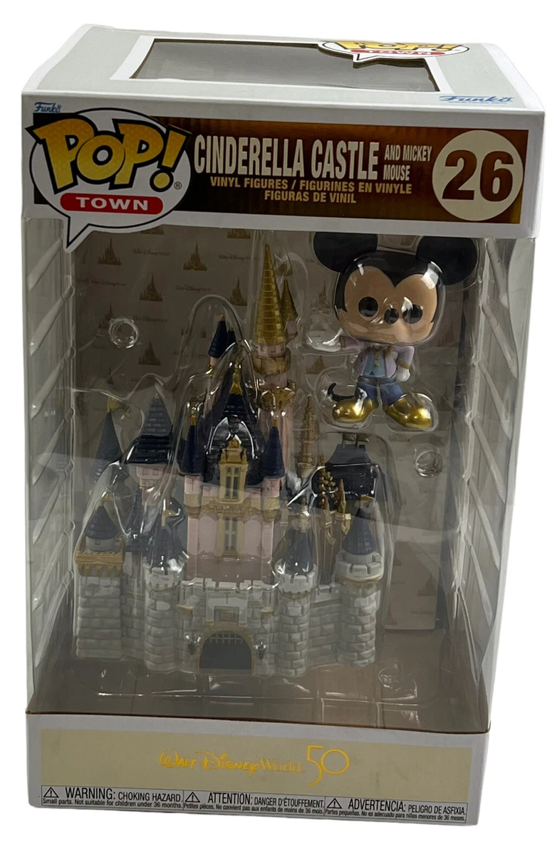 Pop! Town: Walt Disney World 50th Anniversary - Cinderella Castle w/ Mickey  Mouse