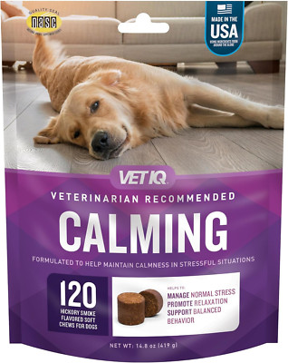 Calming Support Supplement for Dogs, Calming Chews Help Manage Stress and Promot