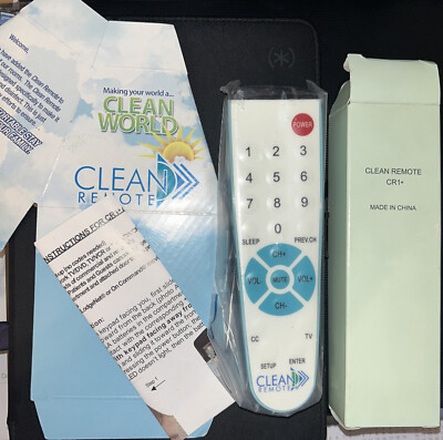 Clean Remote CR1 Hospital Hotel TV Remote Control New Unopened With ...