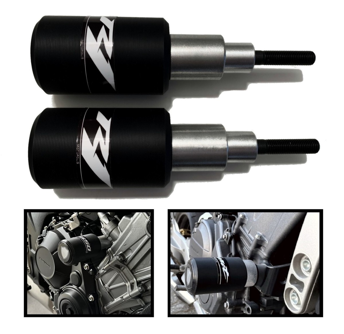 CRASH PADS YAMAHA R1 RN12 YZF-R1 2004-2006 PROTECTORS BOBBINS