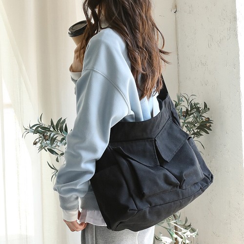 College Girls Women Canvas Handbag Crossbody Satchels Messenger Bag Shoulder Bag - Picture 10 of 13