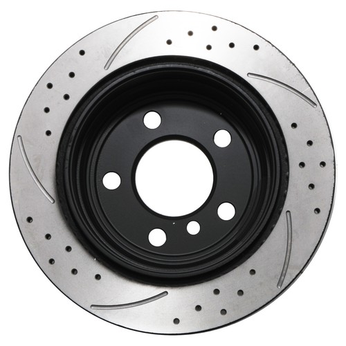 DISCOS DE FRENO TRASEROS PERFORADOS RANURADOS 300MM PARA BMW SERIE 3 E90 E91 E92 E93 05+ - Imagen 7 de 9