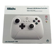8BitDo Ultimate Bluetooth Controller for Nintendo Switch - White (with Charging)
