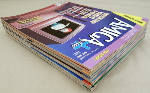 (11) Amiga+ Plus Magazines w/Disks ©1989-1991 Commodore Amiga 500 1000 2000 3000 - Imagen 12 de 12