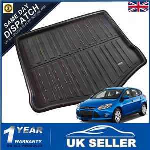 For Ford Focus Mk3 Hatchback 11-18 Rear Trunk Boot Mat Liner Cargo Tray