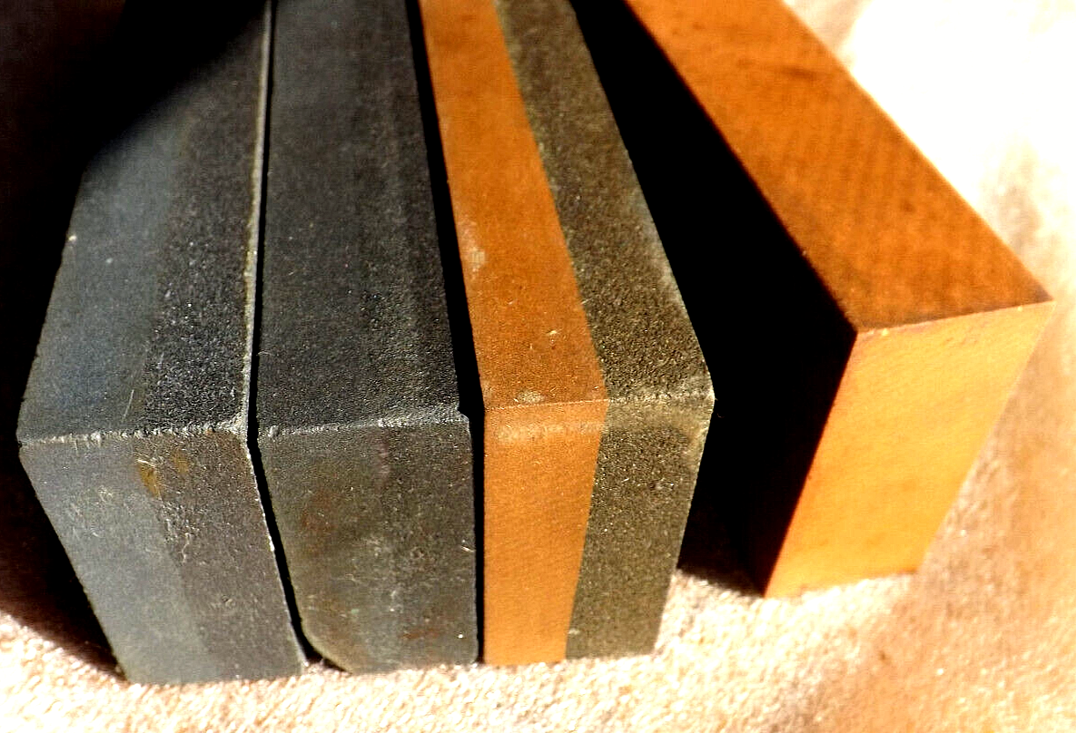 4 Lot VINTAGE NORTON SHARPENING WHETSTONES FB7 JB8 1B8 JB1B 8x2x1