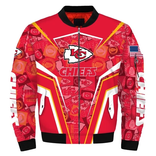Kansas City Chiefs Men's Flight Bomber Jacket
