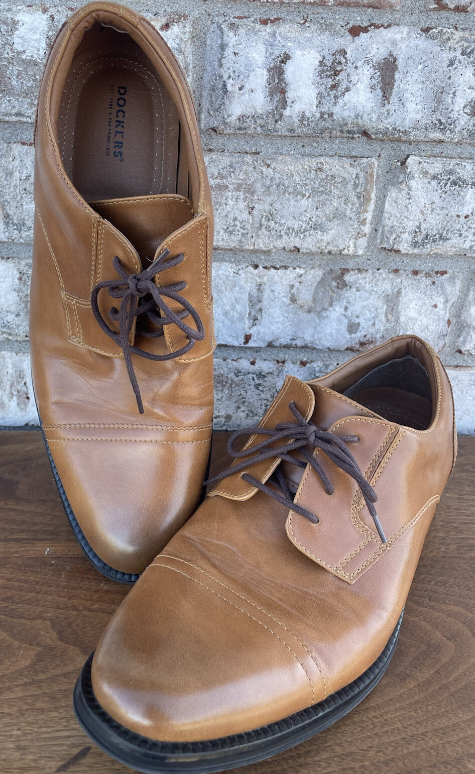 Dockers Mens Oxford Shoes Size 13M Brown