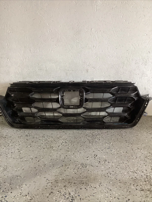 2023 2024 Honda CRV CR-V Front Upper Grille Assembly Gloss Black Honeycomb