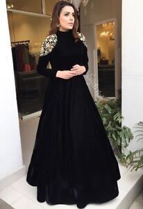 pakistani velvet designer suits