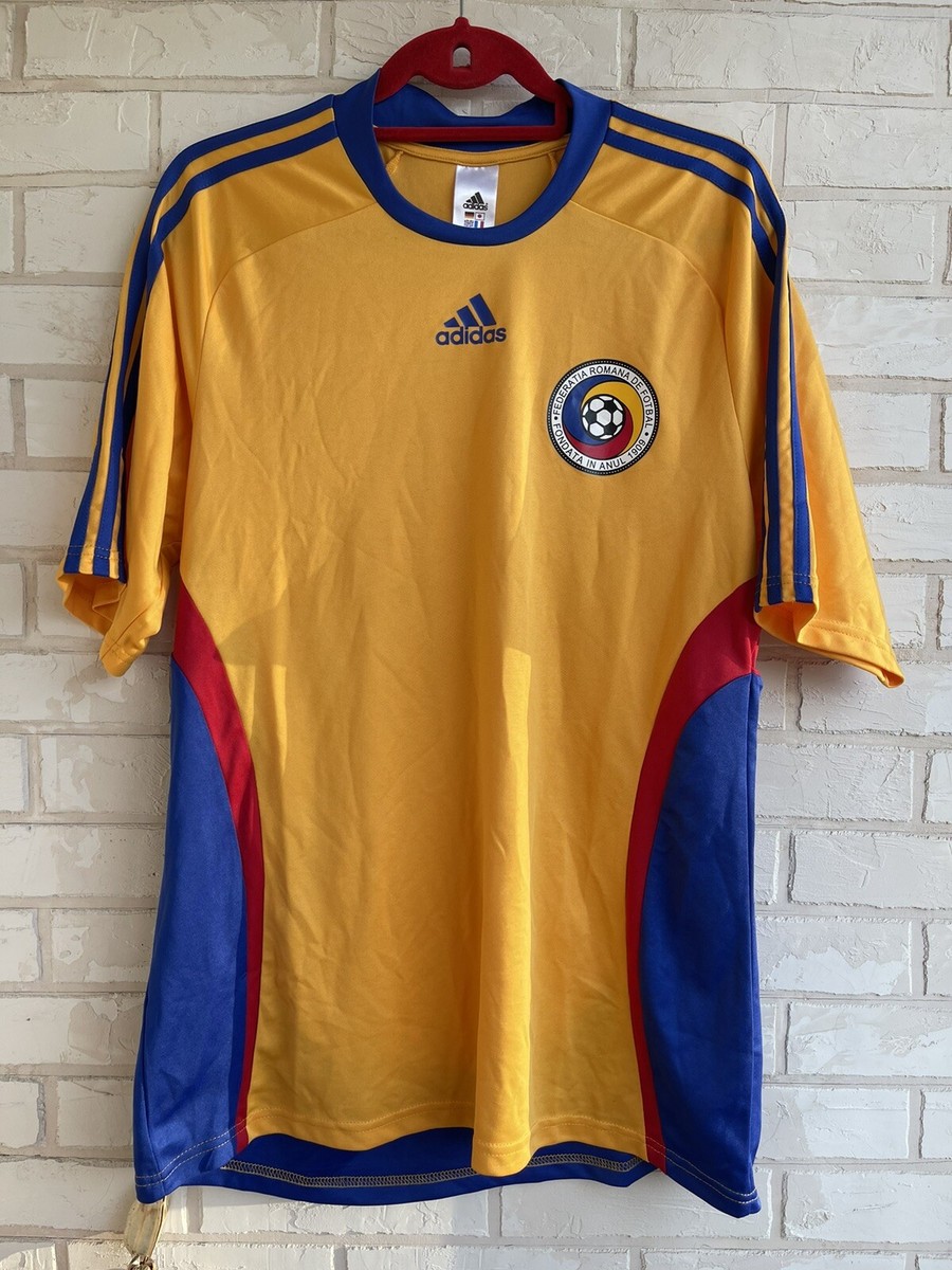 ROMANIA 2008 2010 HOME FOOTBALL SHIRT ADIDAS NATIONAL TEAM JERSEY