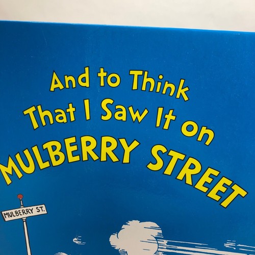 Dr Seuss And to Think That I Saw It on Mulberry Street Hardcover Kohls Care Book - Picture 3 of 11
